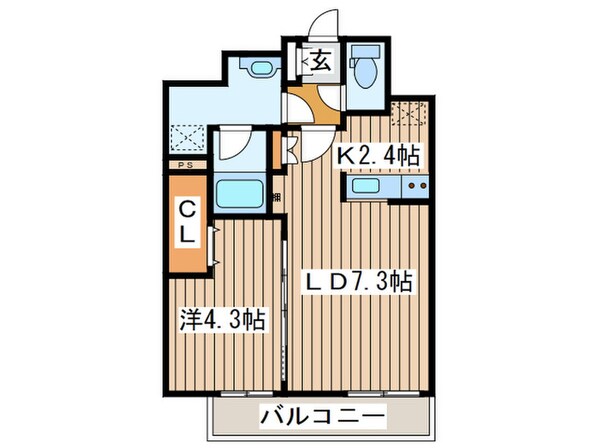 Ｃｌａｒｋ　Ｎｏｒｄの物件間取画像